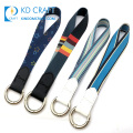 High quality bulk custom sublimation polyester keychain holder neck strap key chain silkscreen printing cheap keychain lanyard